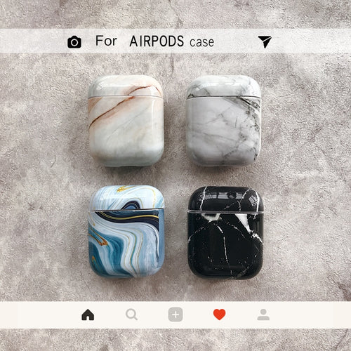 Marble hard case for Apple Airpods case