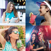 Load image into Gallery viewer, Reusable Metal Drinking Straw (Eco Friendly) - Pack