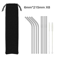Load image into Gallery viewer, Reusable Metal Drinking Straw (Eco Friendly) - Pack